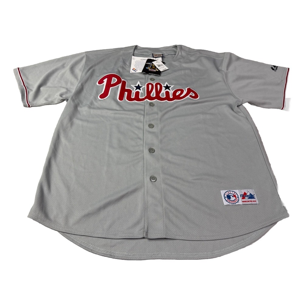 Philadelphia Phillies Baseball jersey mens size XL official majestic USA 2b